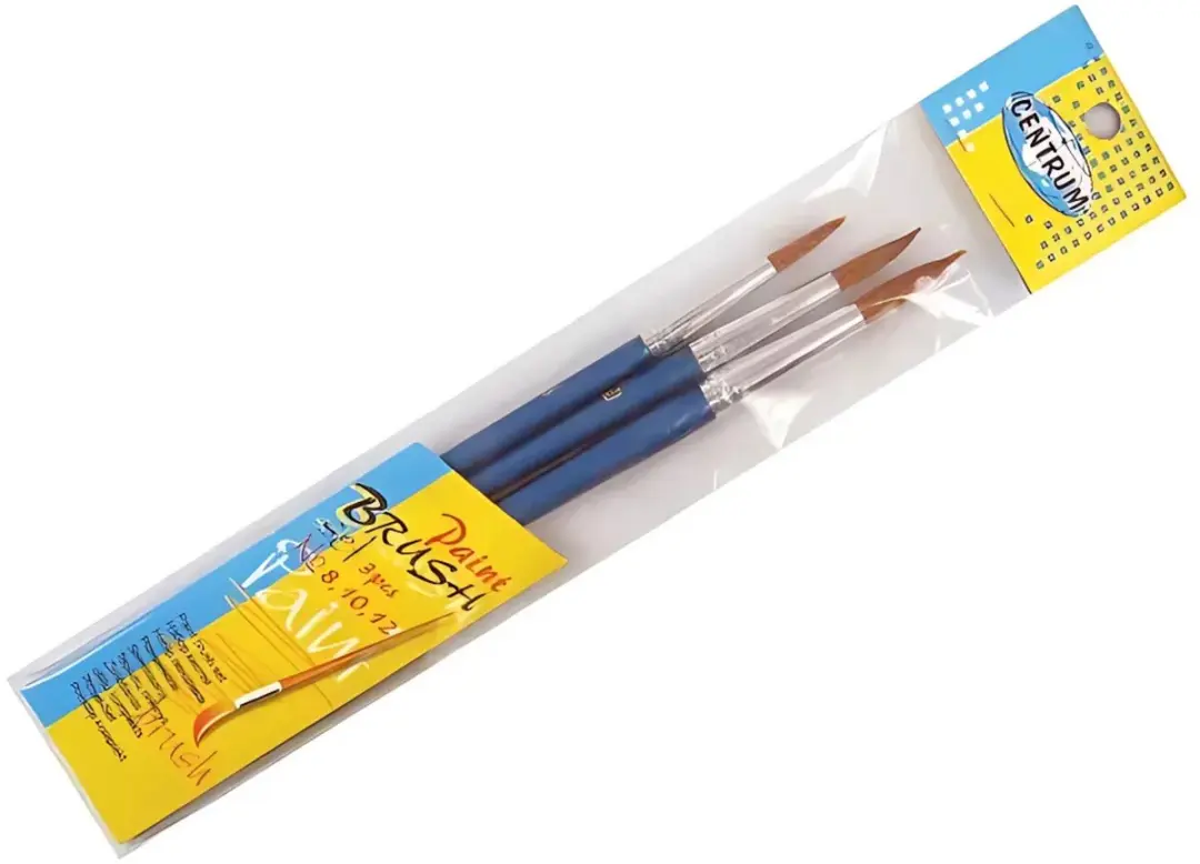 Centrum Penselen Set 3-delig - Acryl - Multi