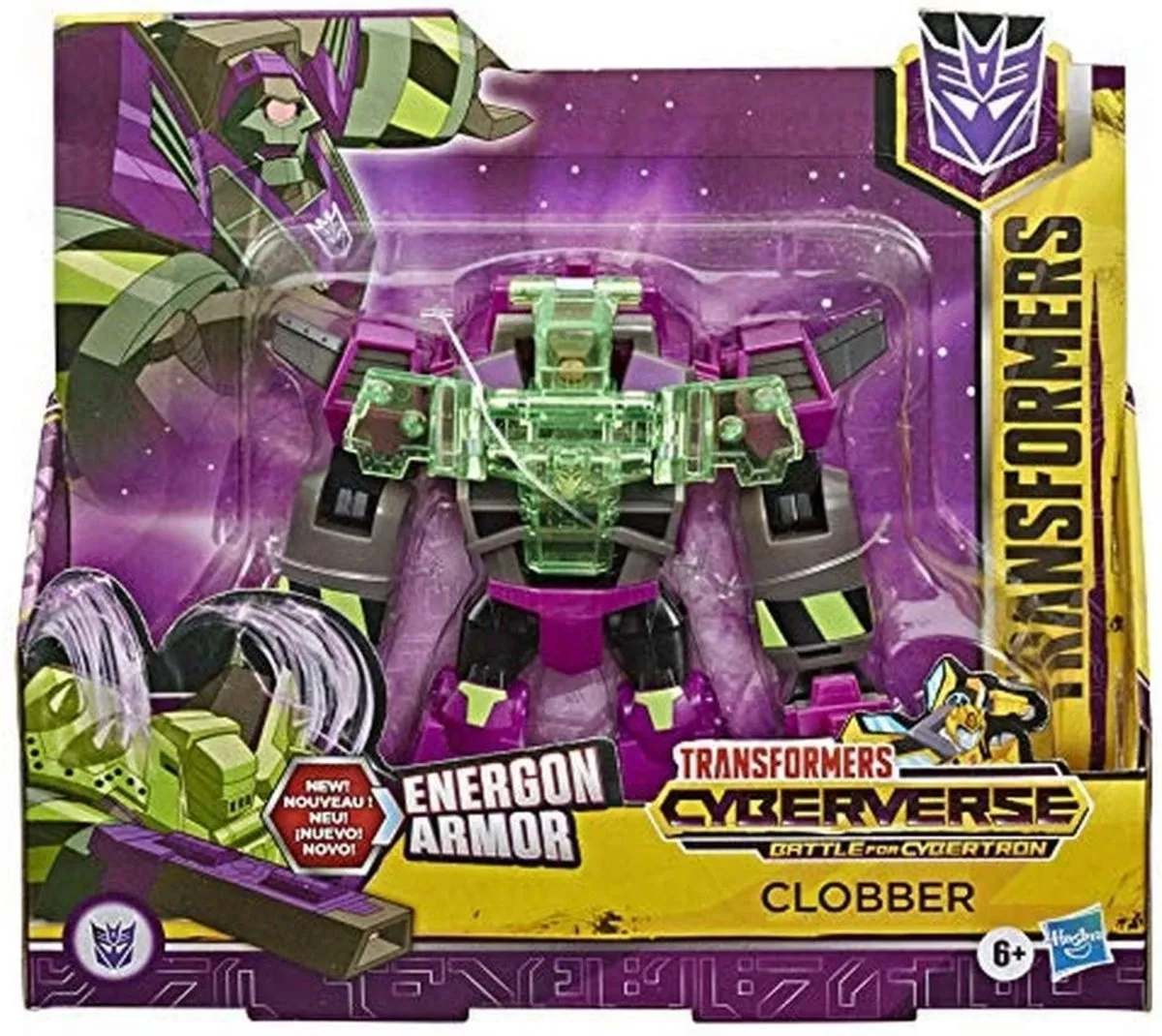 Hasbro Transformers Cyberverse Clobber Energon Armor - Multi