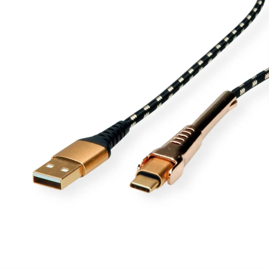 Roline GOLD USB 2.0 A/USB-C Kabel 1m