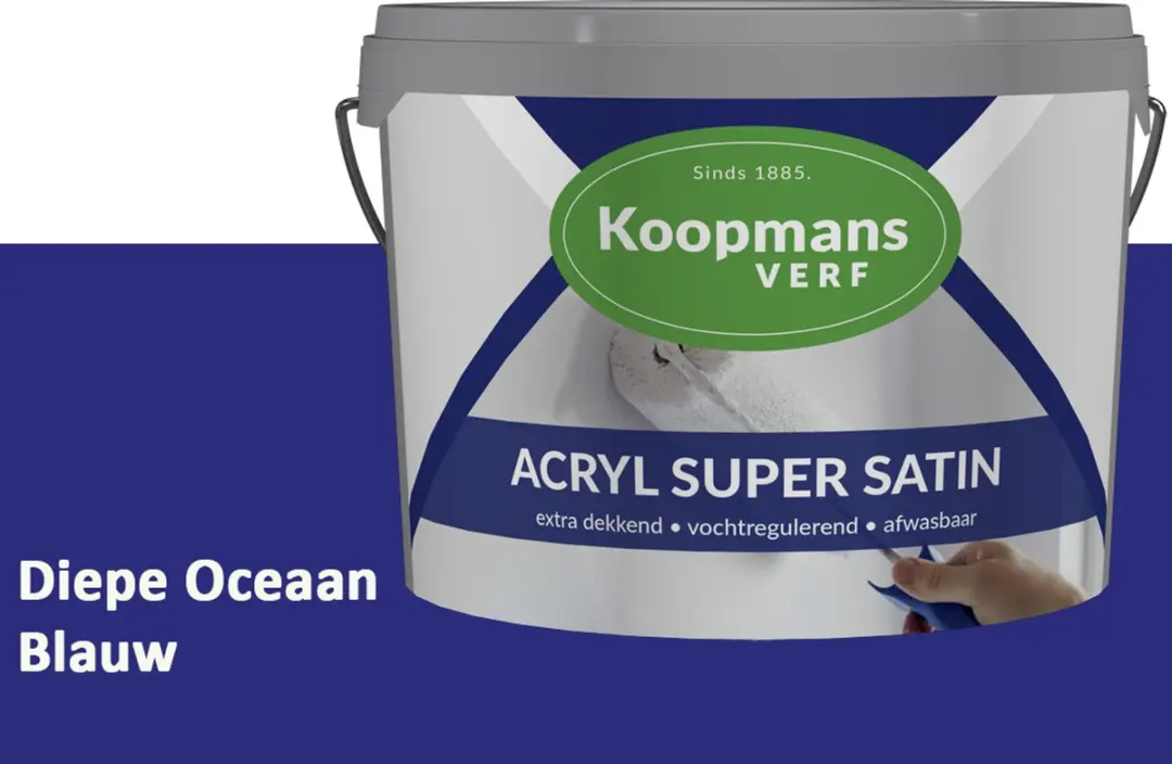 Koopmans Acryl Super Satin Zijdeglans Muurverf 5L