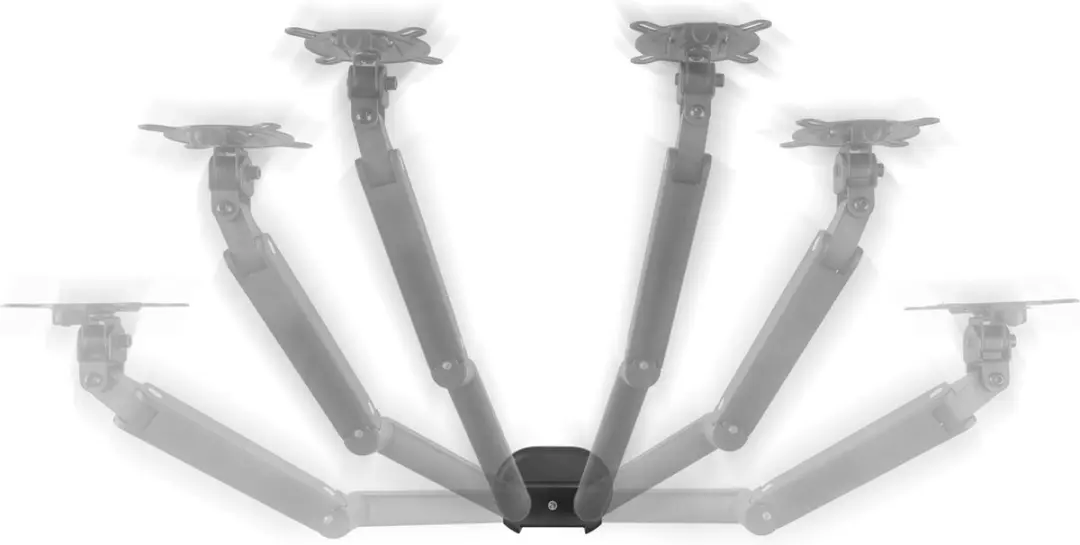 One For All DM4210 Dubbele Monitorarm - 2 Monitoren - VESA 100x100 - Zwart - afbeelding 6 van 6