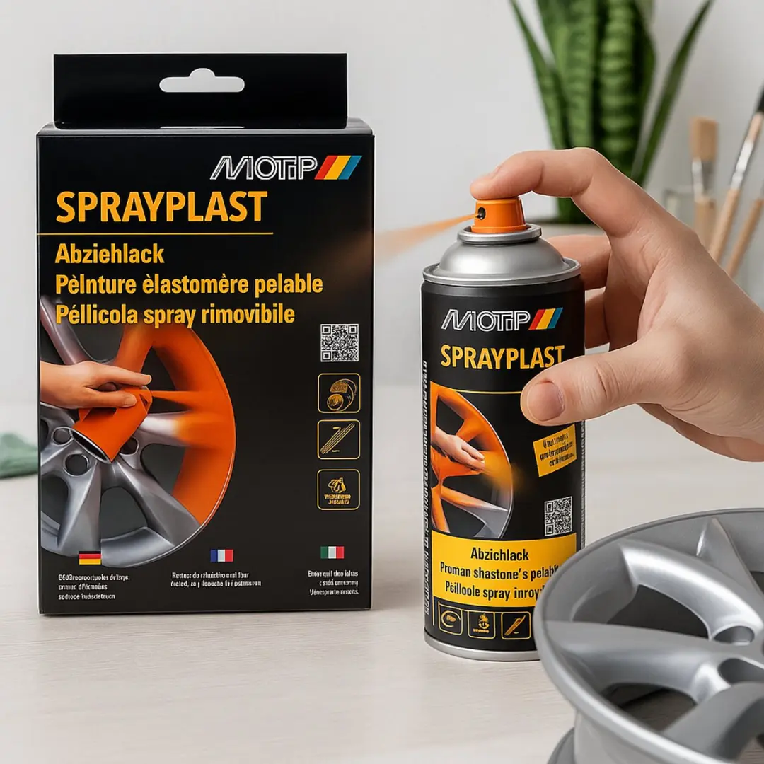 Motip Velgenspray Sprayplast-Set Oranje 2x400ml