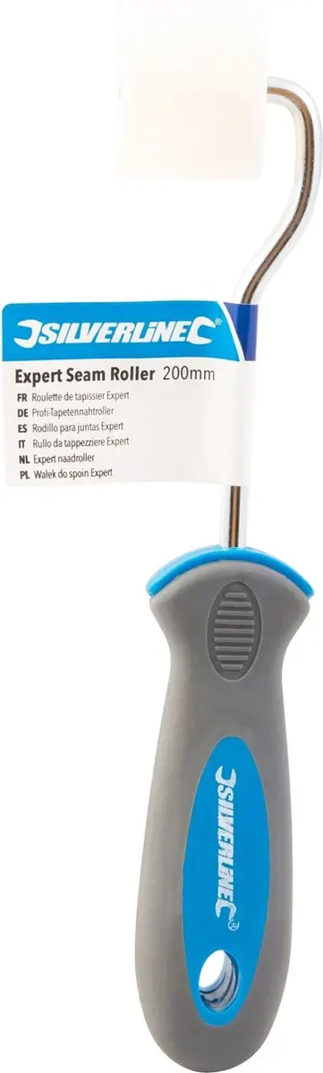 Silverline Nadenroller 200mm Expert - Polypropyleen - Naturel