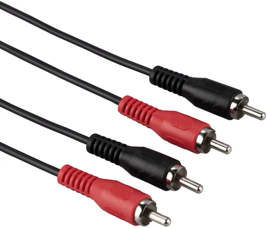 Hama Ve.Ka.2X2Cinch 5M - Zwart
