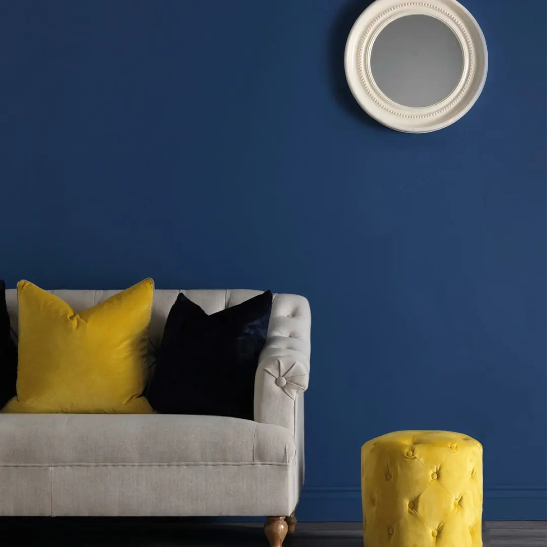 Rust-Oleum Donkerblauw Chalky Finish Muurverf 2,5L - Inktblauw