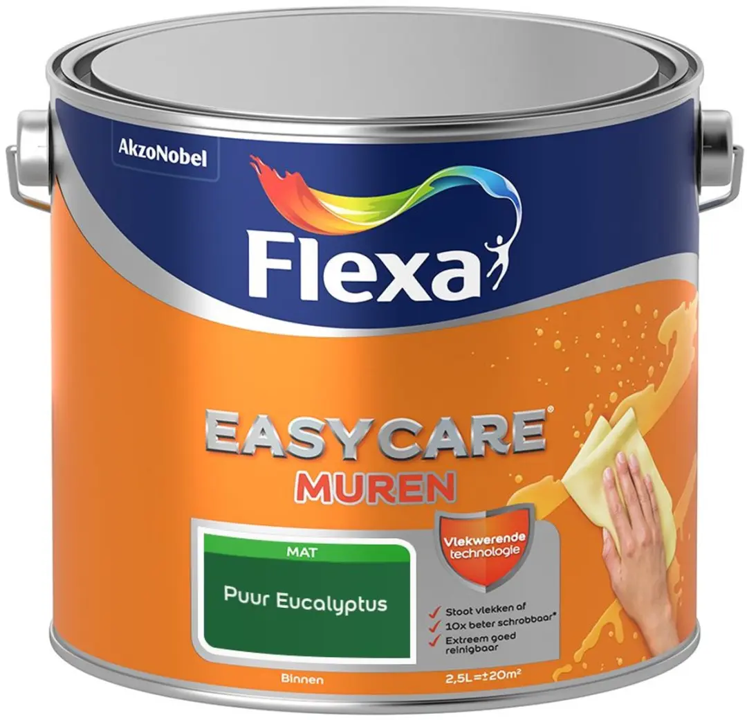 Flexa Easycare Muren Puur Eucalyptus Mengverf 2,5L