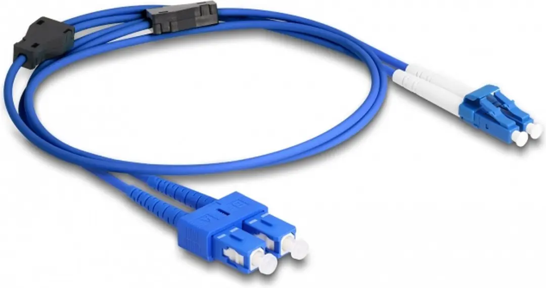 Delock LC Duplex naar SC Duplex OS2 1m - Blauw