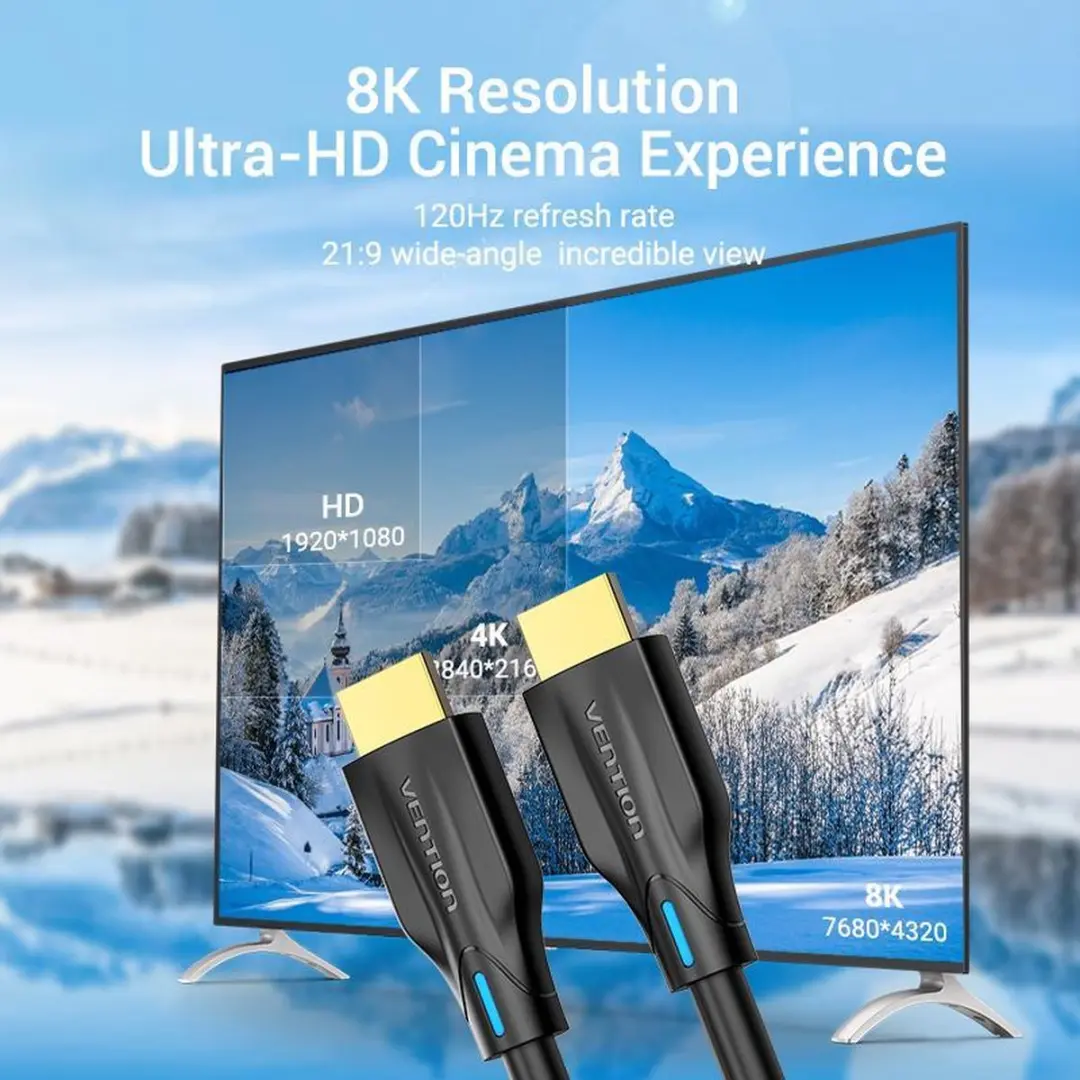 Vention HDMI-Kabel 2m 4K - Transparant