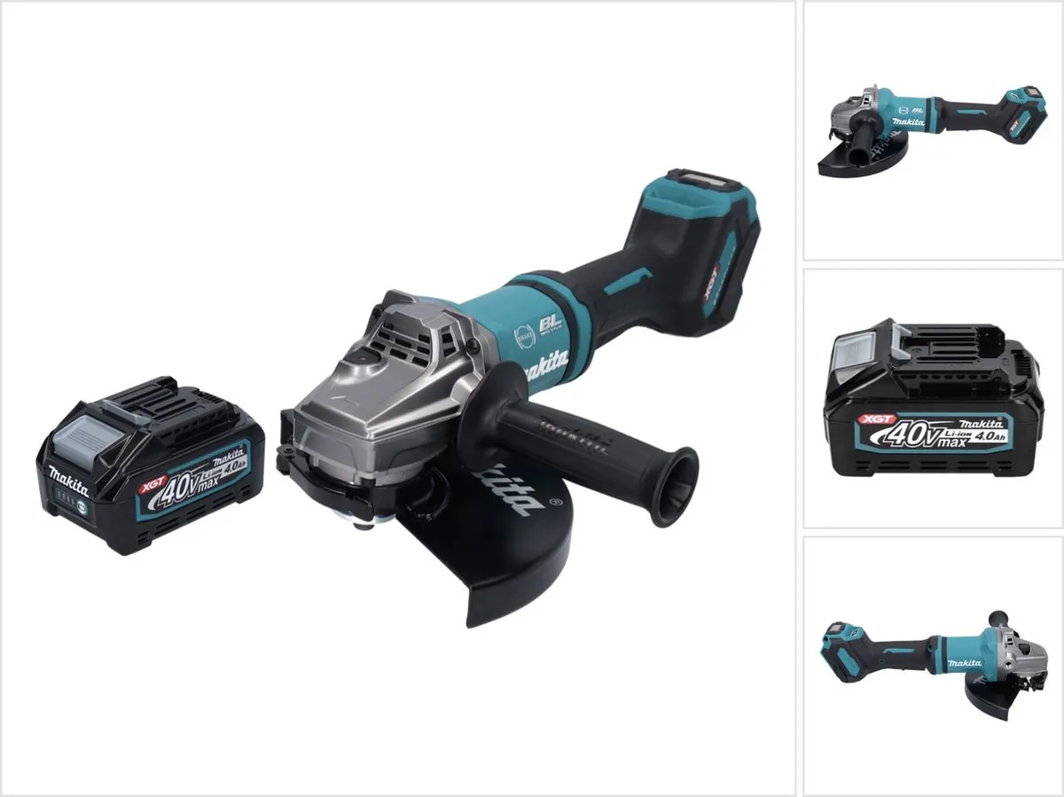 Makita GA038GM1 Accu Haakse Slijper 40V Max 230mm