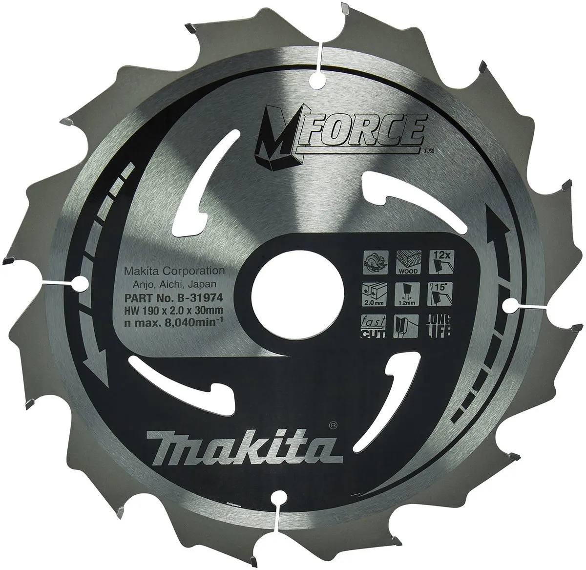 Makita Mforce Cirkelzaagblad B-31974