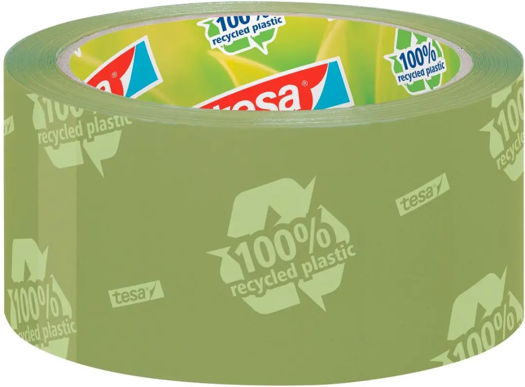 Tesa eco & Strong Verpakkingstape 50mm x 66m - 6 Stuks - Groen