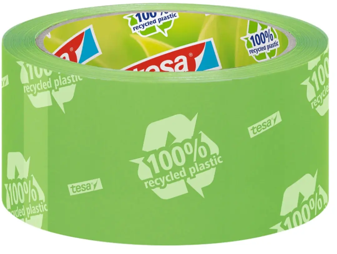 Tesa eco & Strong Verpakkingstape 50mm x 66m - 6 Stuks - Groen