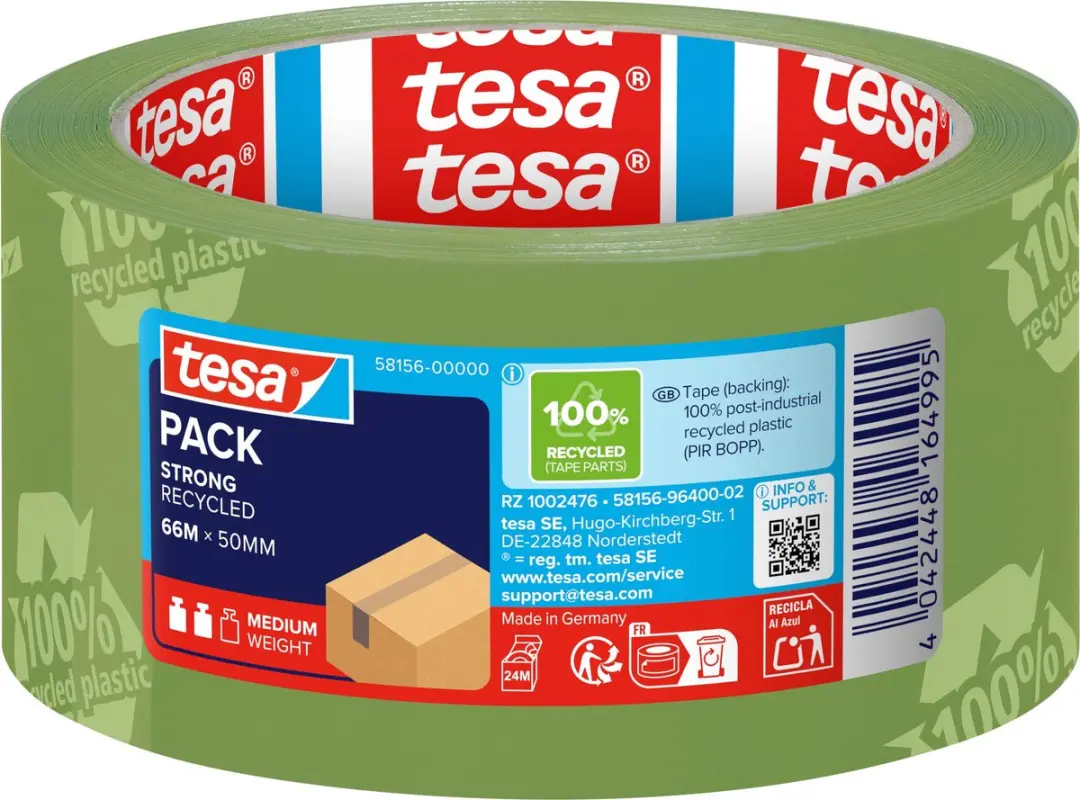 Tesa eco & Strong Verpakkingstape 50mm x 66m