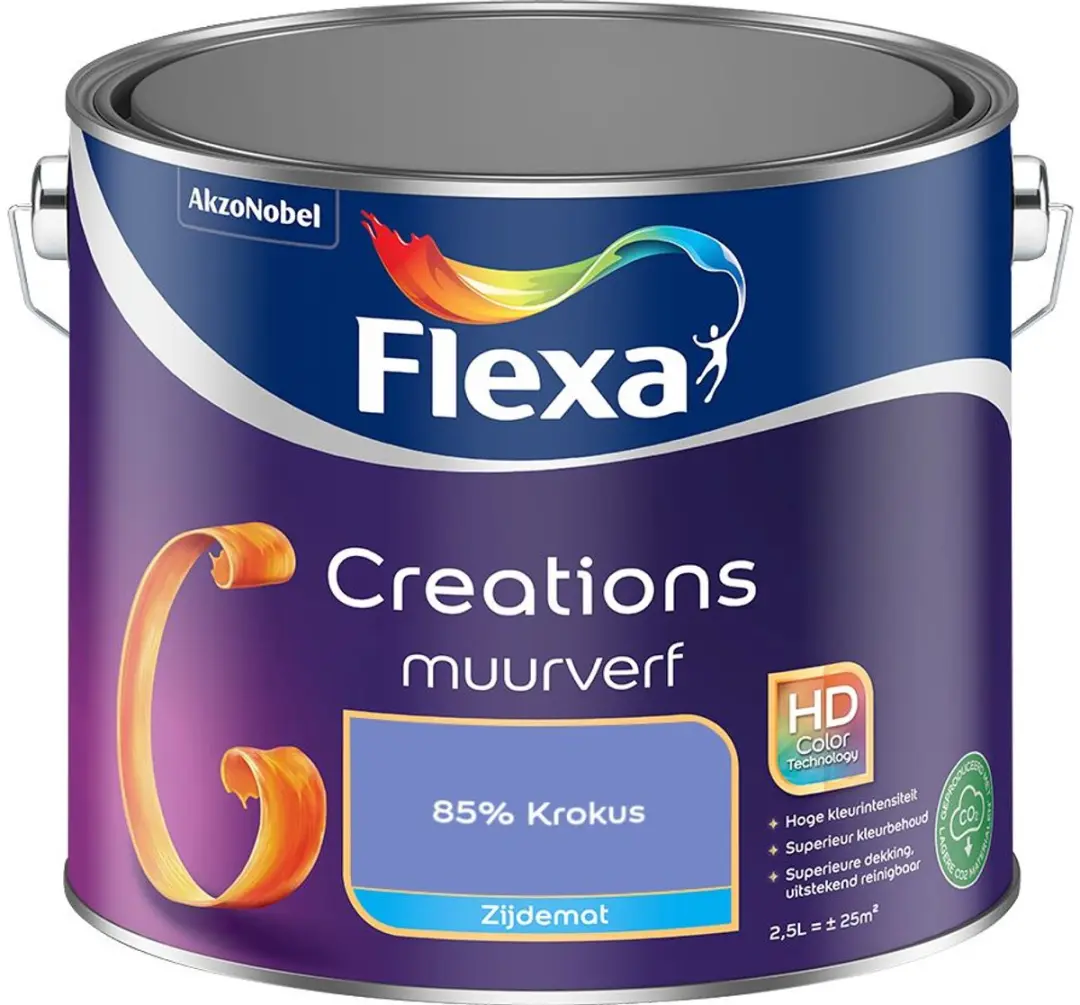 Flexa Creations Muurverf Zijdemat 85% Krokus