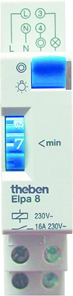 Theben ELPA 8 Elektromechanische Tijdschakelaar 300W
