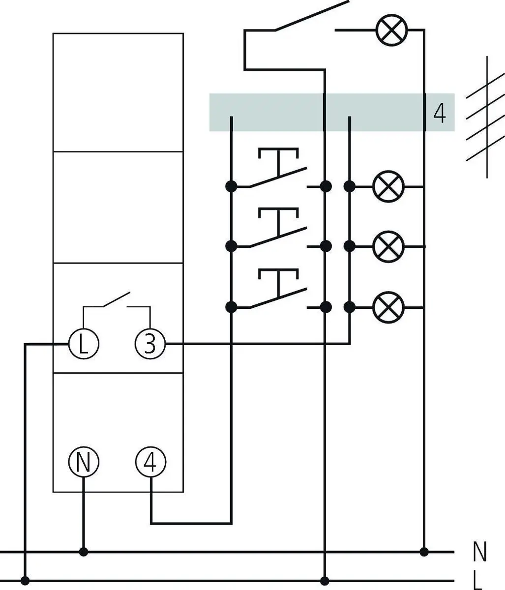 Theben ELPA 8 Elektromechanische Tijdschakelaar 300W - Wit