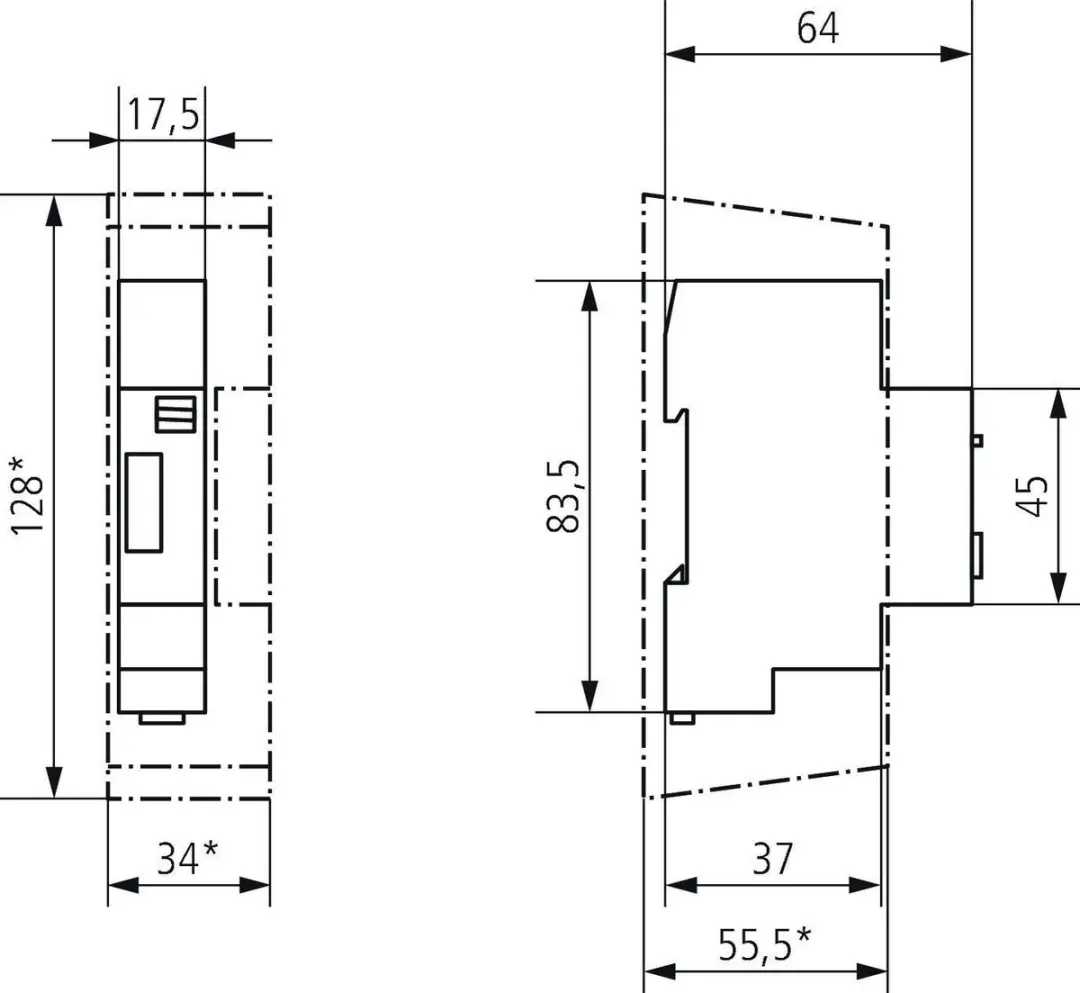 Theben ELPA 8 Elektromechanische Tijdschakelaar 300W - Wit