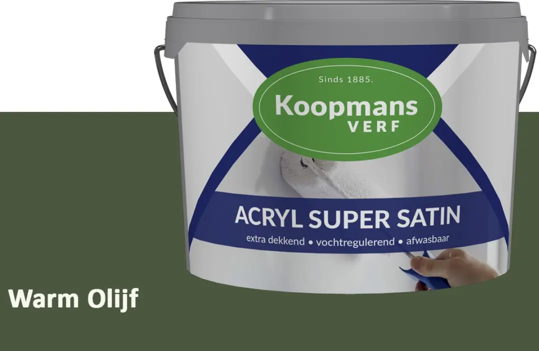 Koopmans Acryl Super Satin Zijdeglans Muurverf 1L
