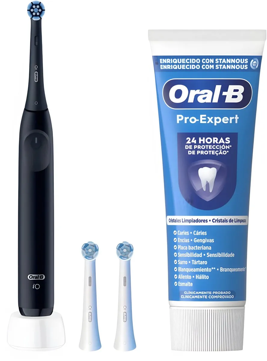 Oral-B iO Series 2 Magnetische Tandenborstel - Night Black - 4 Stuks - afbeelding 6 van 6