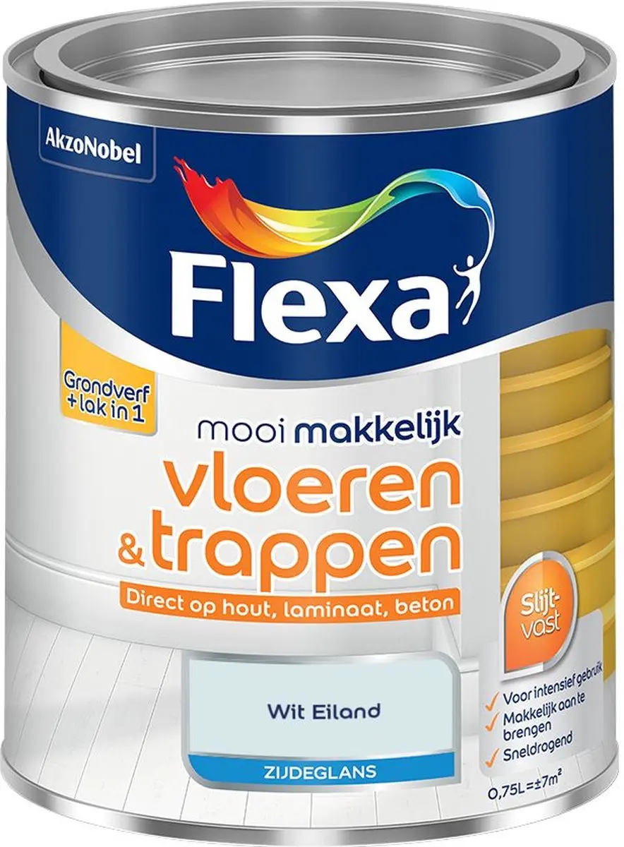 Flexa Mengverf Wit Eiland 750ml