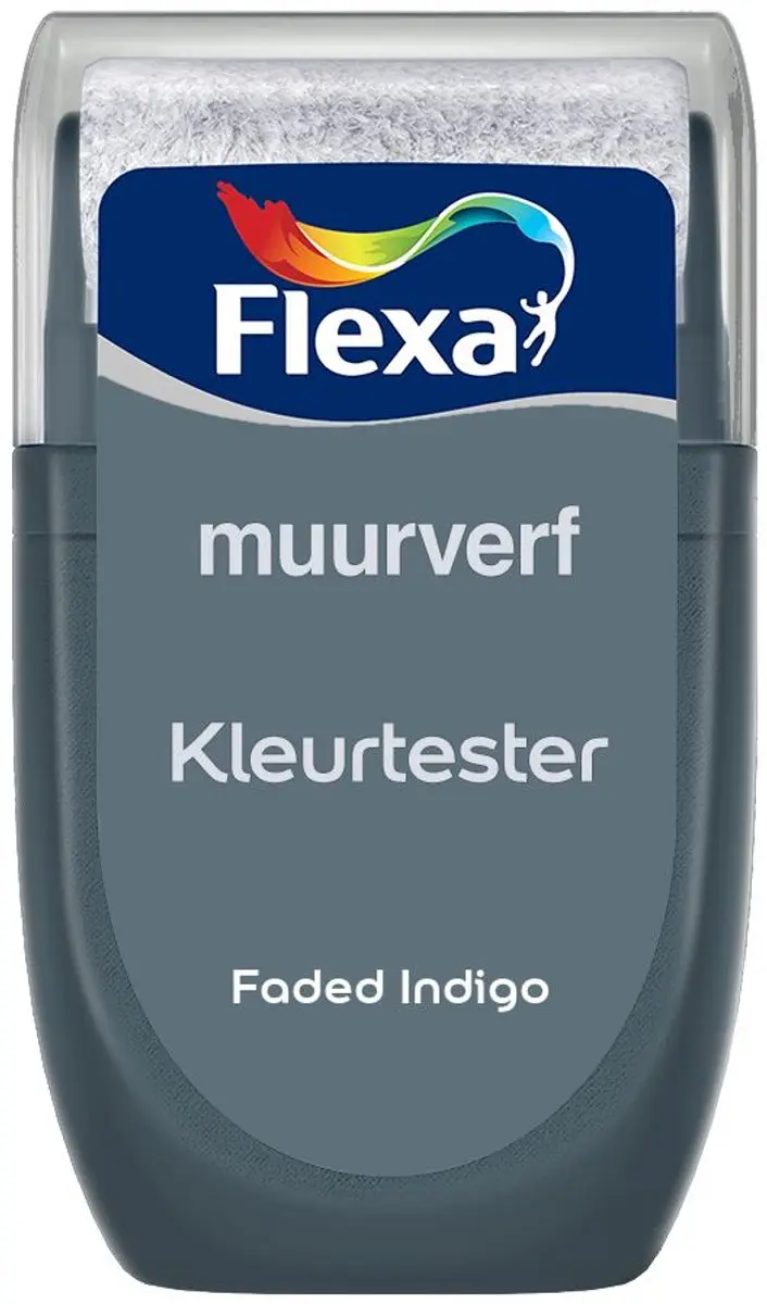 Flexa Kleurtester Muurverf Faded Indigo 0.03L