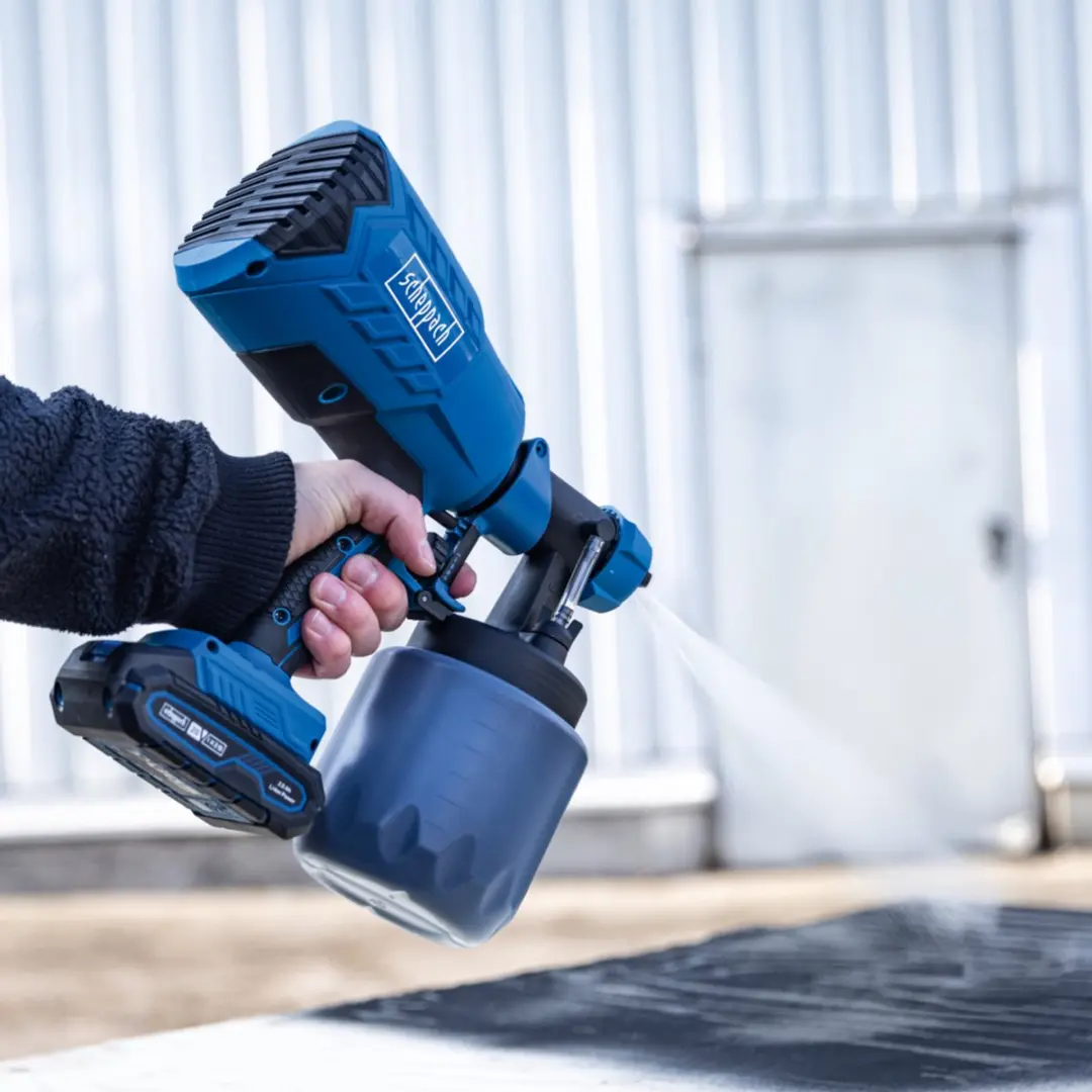 Scheppach Accu Verfspuitsysteem C-APS700-X - Blauw