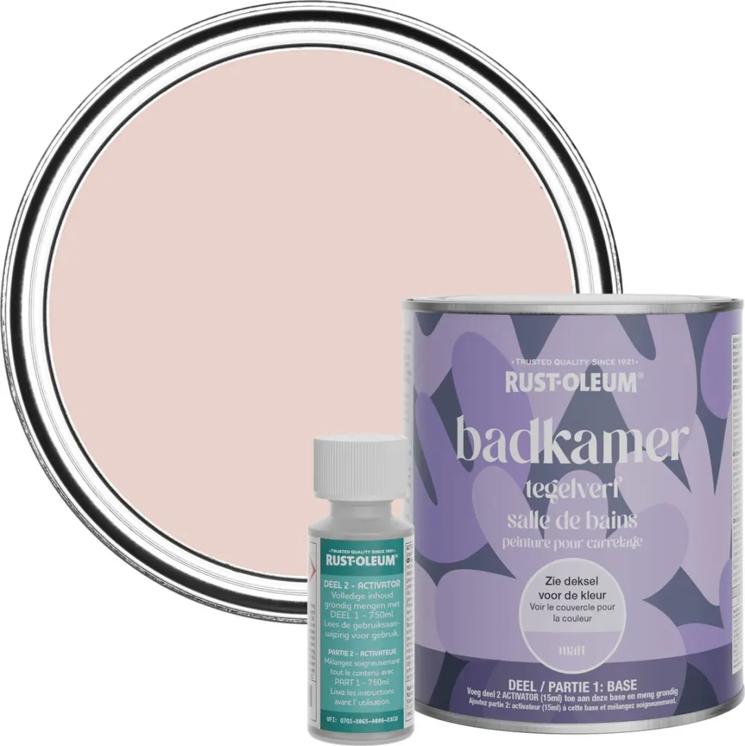 Rust-Oleum Roze Champagne Badkamer Tegelverf Matt 750ml