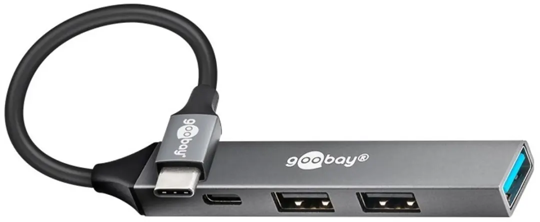 Goobay USB-C Hub 3x USB-A 1x USB-C USB 3.2 Gen 1