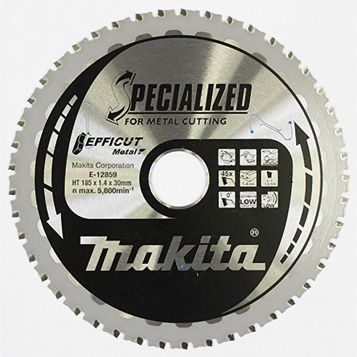 Makita E-12859 Cirkelzaagblad Staal 185mm - 45 Tanden