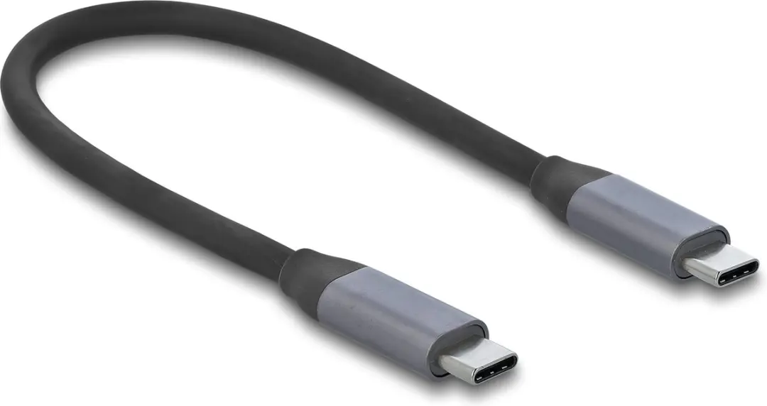 Delock USB Type-C Slim Docking Station 87895 - Zwart/Grijs
