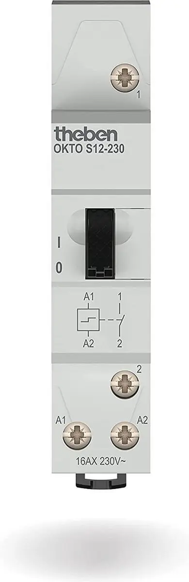 Theben OKTO S12-230 Impulsschakelaar 600W - Grijs