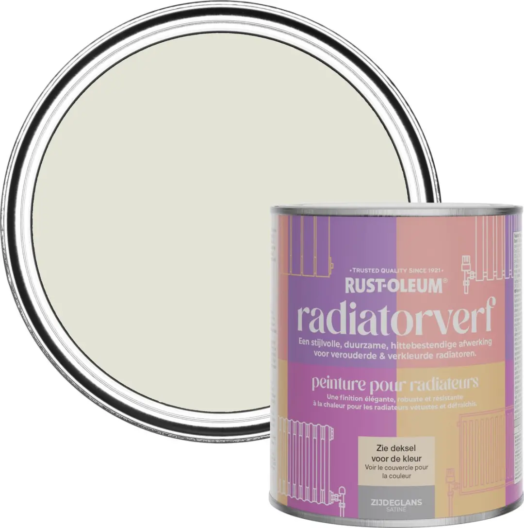 Rust-Oleum Beige Radiatorverf Zijdeglans 750ml