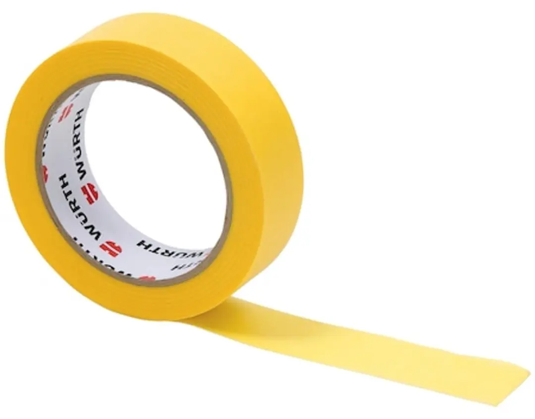 Würth Washi Precisietape Geel - 1 Rol