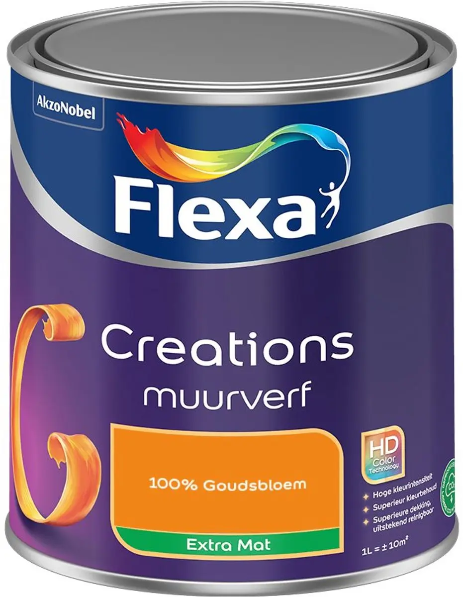 Flexa Creations Muurverf Extra Mat 100% Goudsbloem