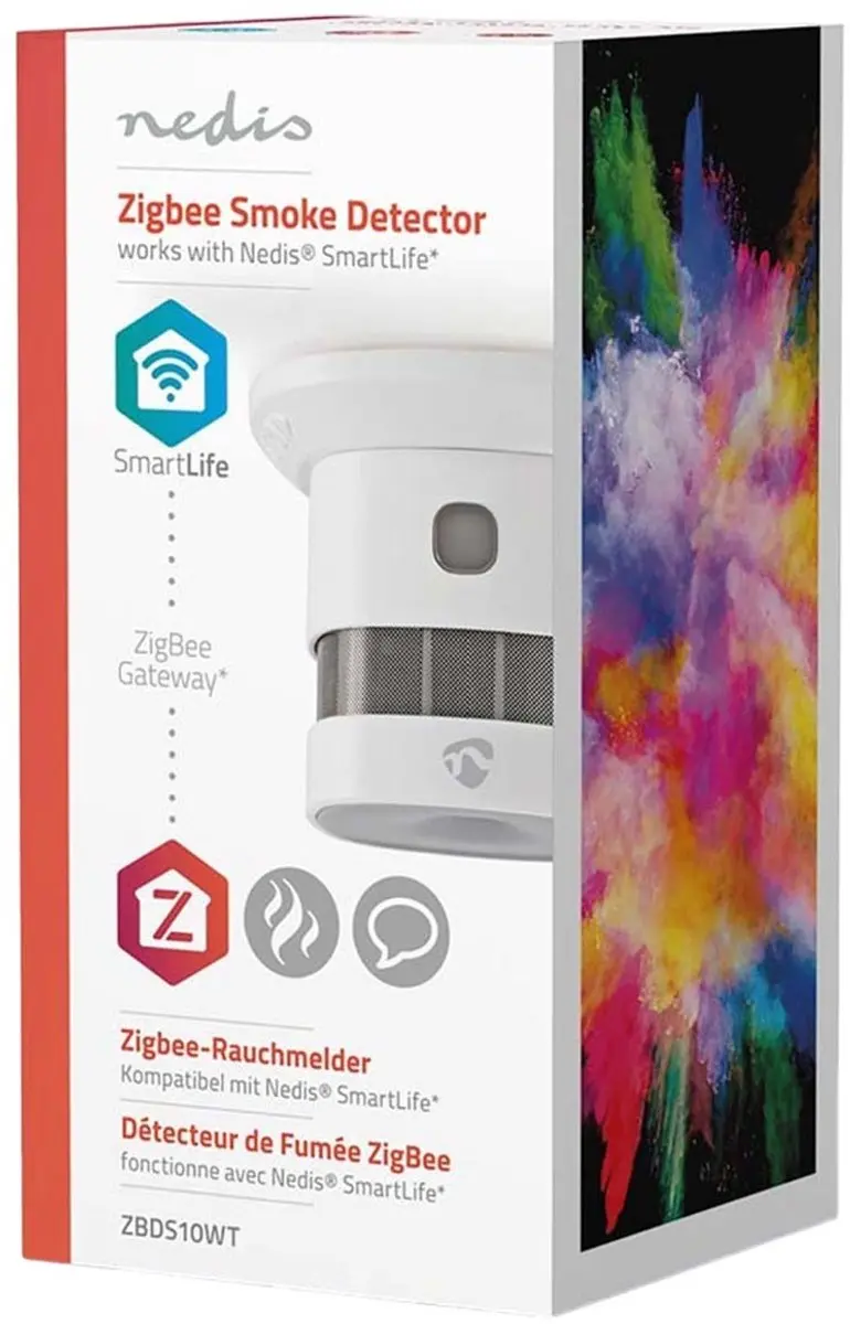 Nedis SmartLife Rookmelder 5 Jaar Batterij - Wit