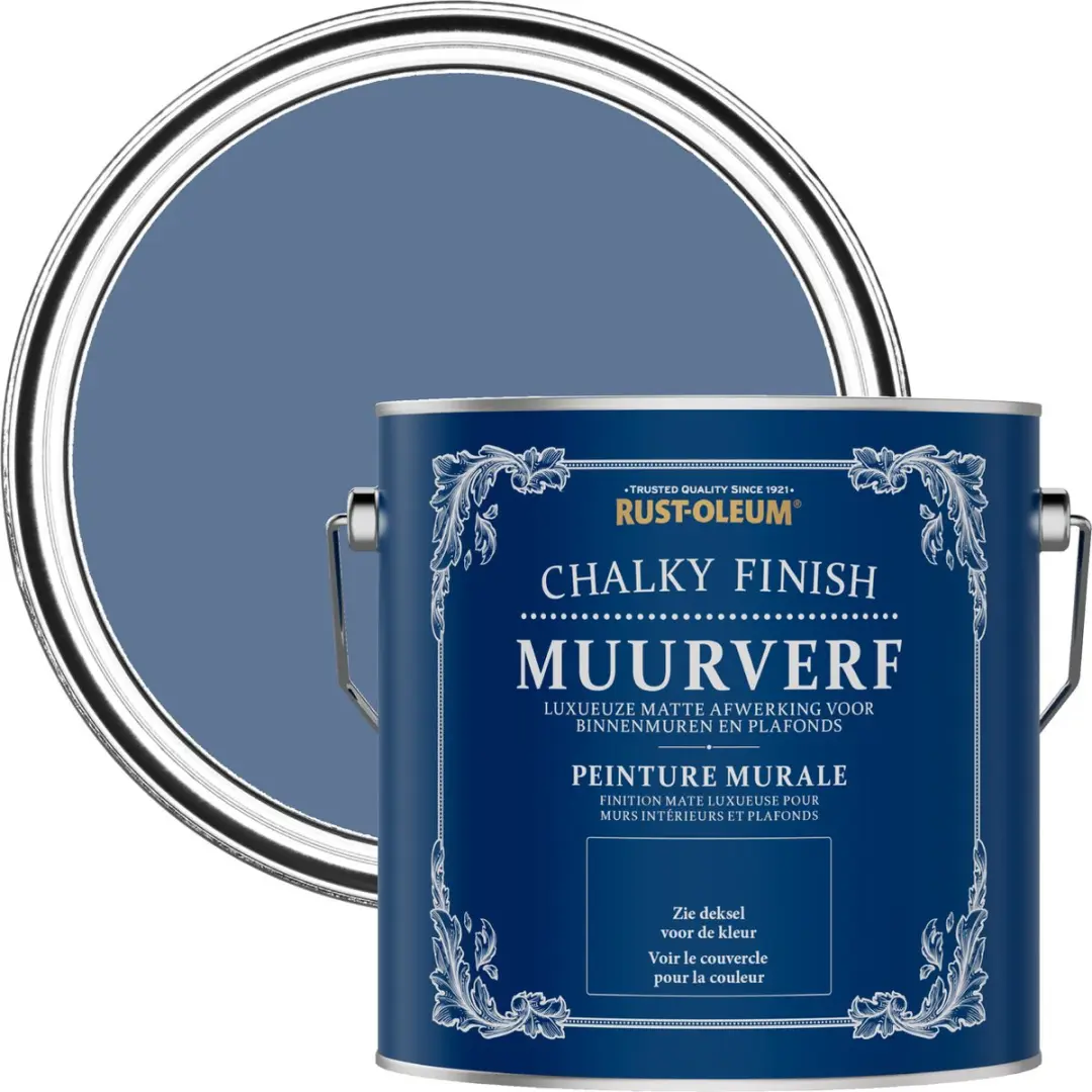 Rust-Oleum Blauwe Rivier Chalky Finish Muurverf 2,5L