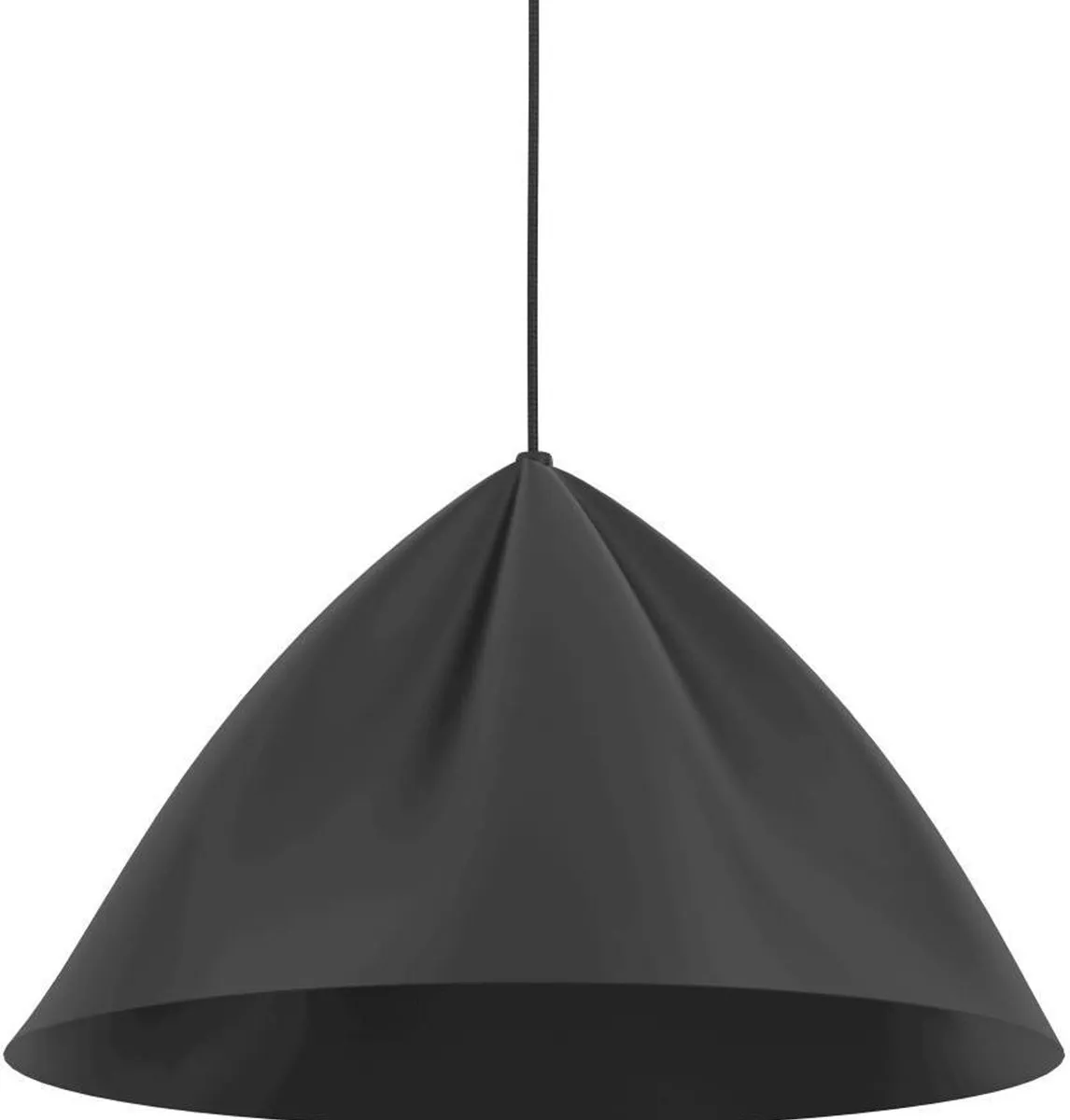 Eglo Podere Hanglamp E27 - Ø42,5cm - Zwart