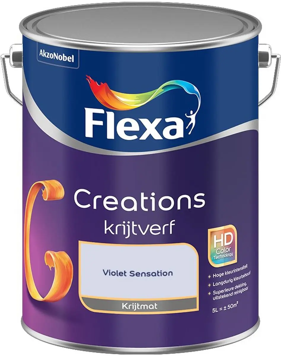 Flexa Creations Muurverf Violet Sensation 5L