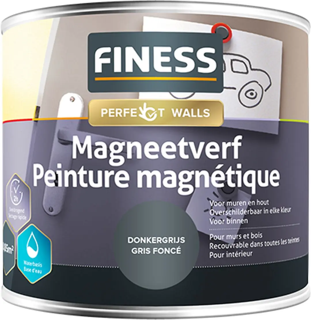 Finess Magneetverf 0,5 Liter