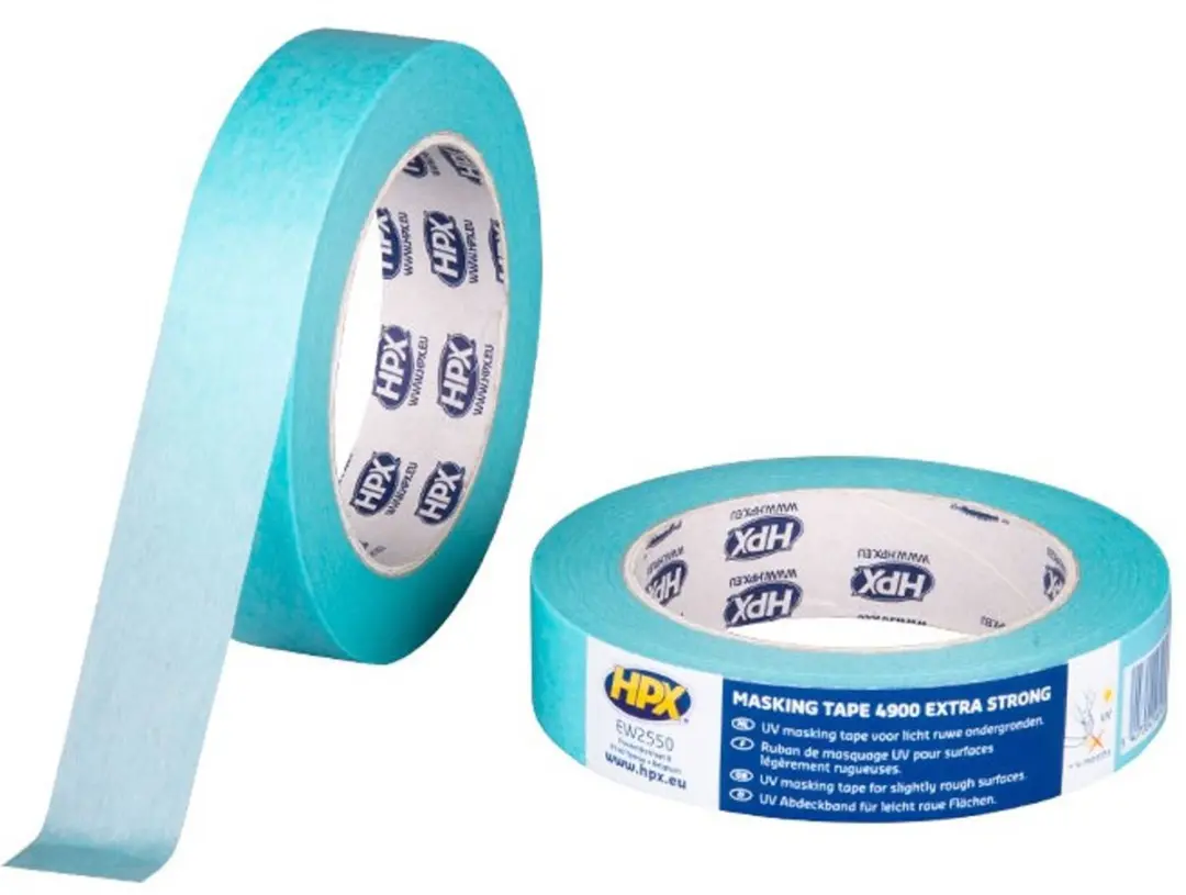 HPX Masking 4900 Extra Strong - Lichtblauw 25mm x 50m