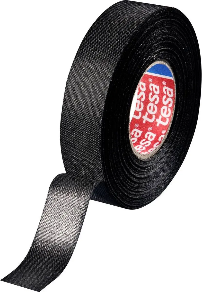 Tesa Textieltape 19mm x 25m - Zwart