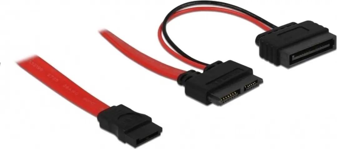 Delock Slim SATA Kabel 6Gbit/s 0,3m