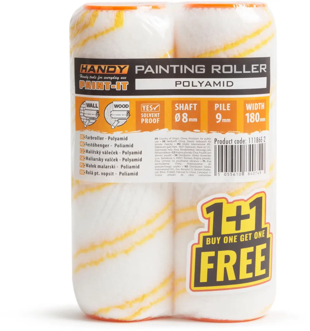 Handy Polyamide Microfiber Verfrollers 180mm