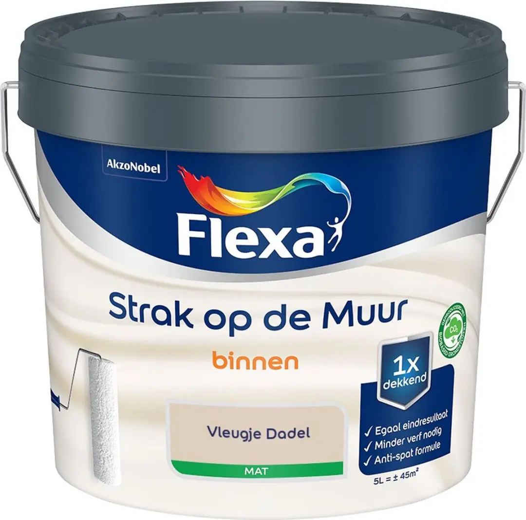 Flexa Strak Op De Muur Binnenmat Vleugje Dadel