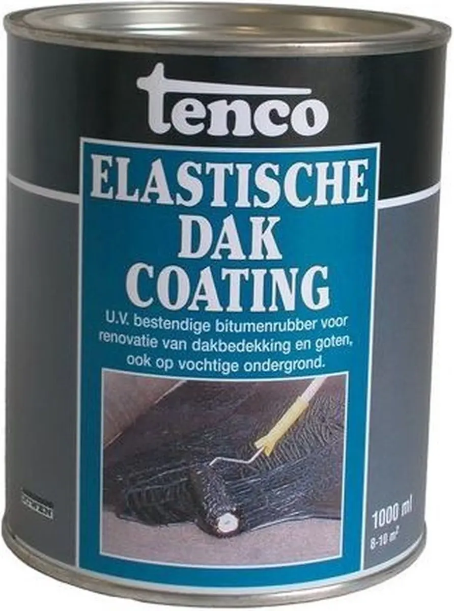 Tenco Elastische Dakcoating 1L - Zwart