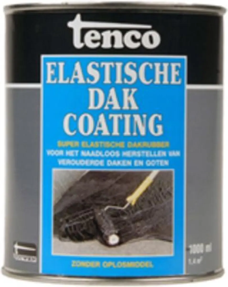 Tenco Elastische Dakcoating 1L - Zwart