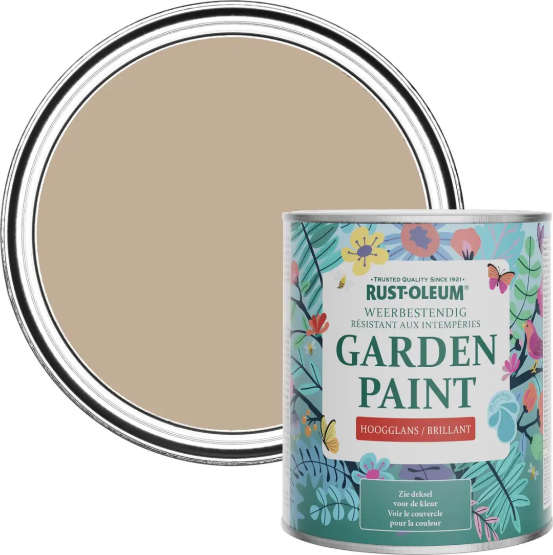 Rust-Oleum Bruin Tuinverf Hoogglans 750ml