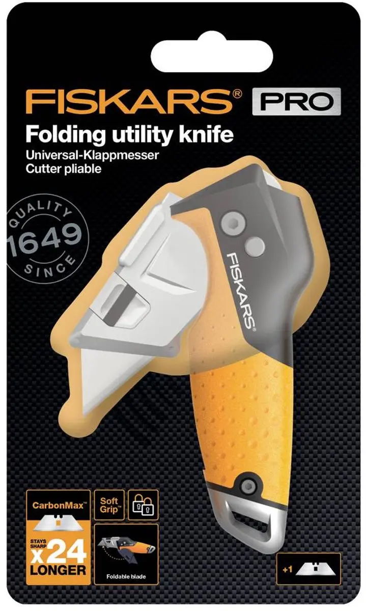Fiskars CarbonMax Universeel Vouwmes 1027224