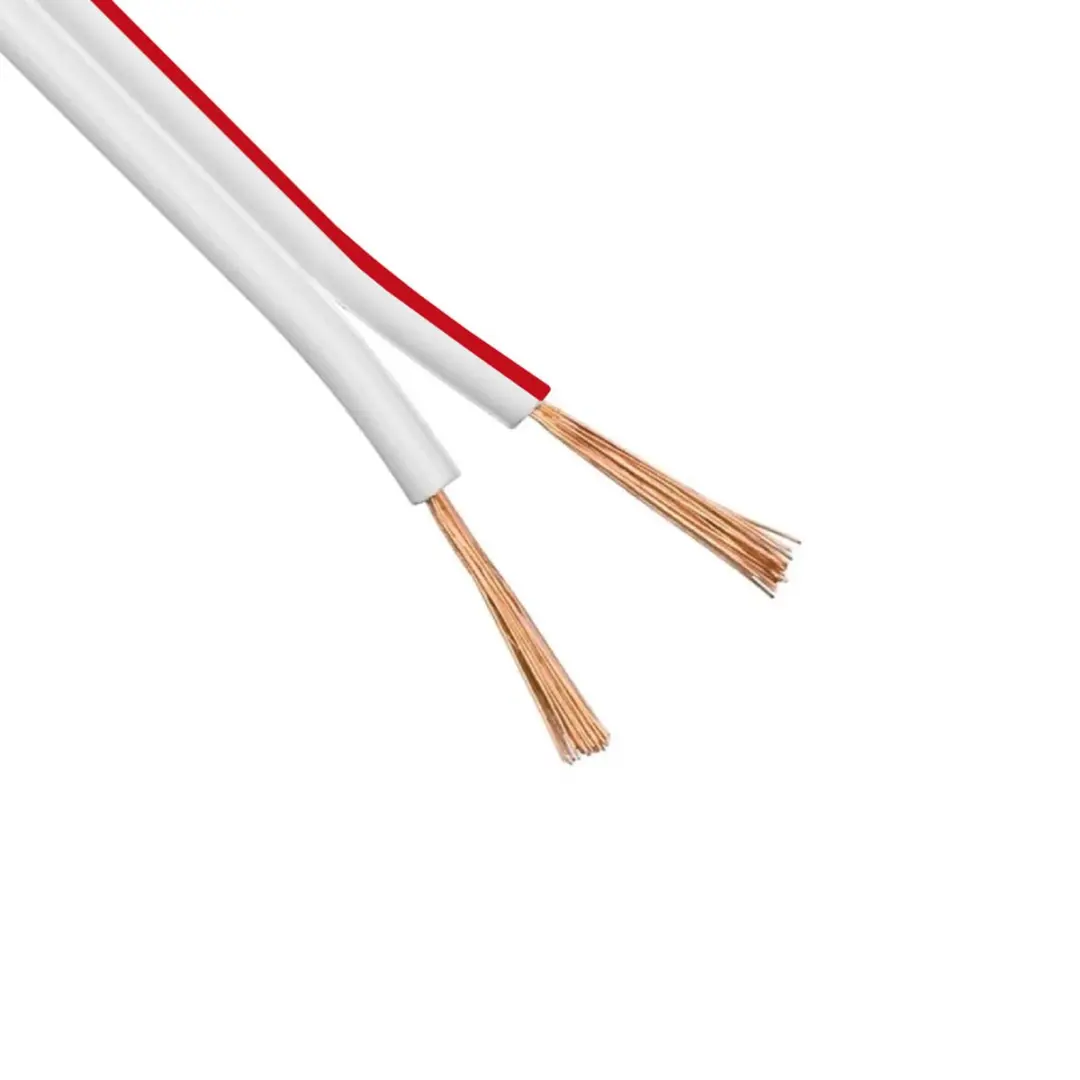 Goobay Luidsprekerkabel 2x0,75mm² Wit - 50m