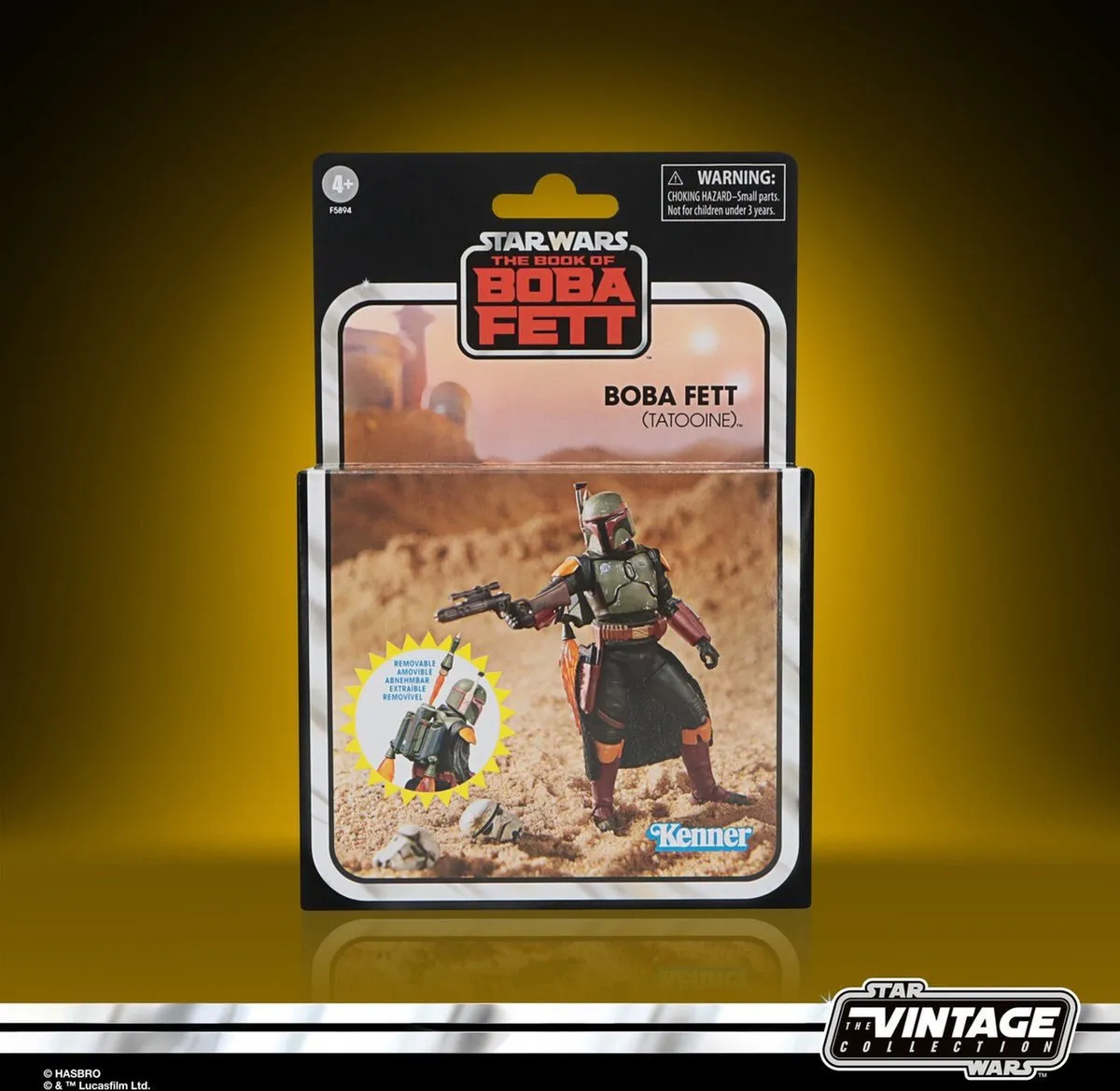 Star Wars Boba Fett Tatooine Vintage Collection Action Figure 10cm - F58945L0